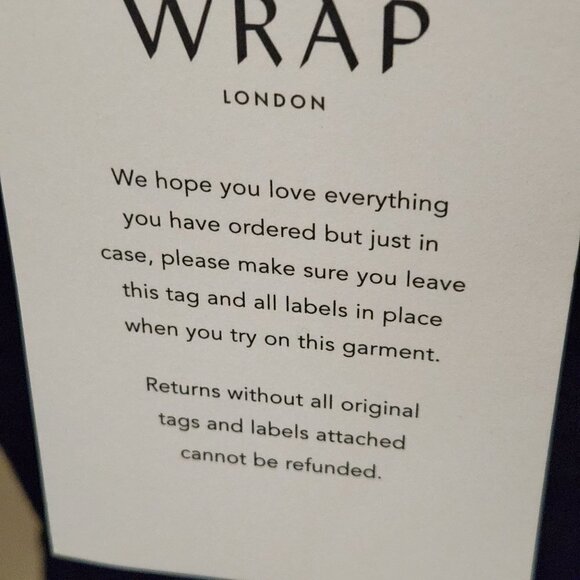 Wrap London New Blue On Blue Midi Maxi Dress Size 2 - Picture 4 of 7